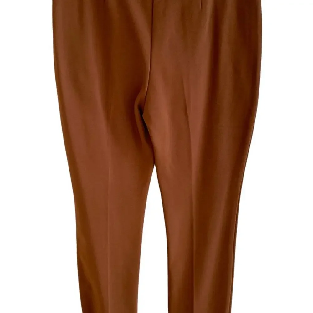 Chico's Womens Sz 6 Juliet Straight Leg Pants Ultimate Fit  Brown NWT - Picture 3 of 12